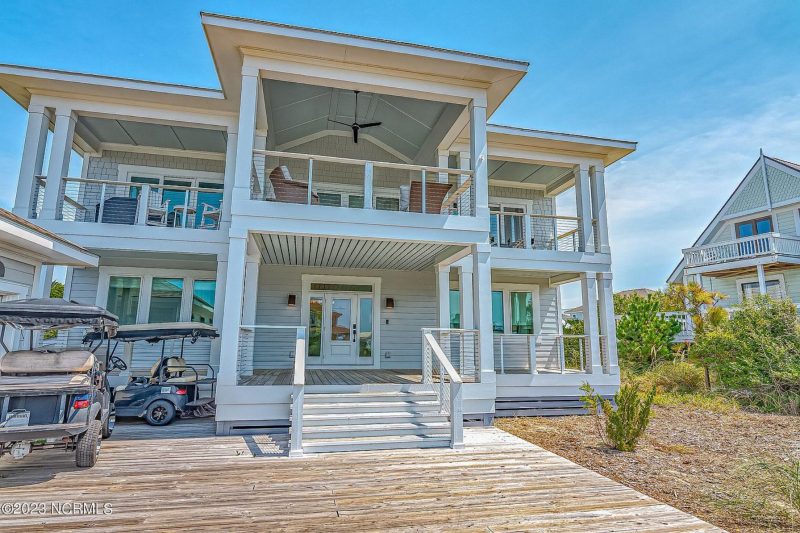 Contemporary Beach house Plan with Blueprint & CAD Designs