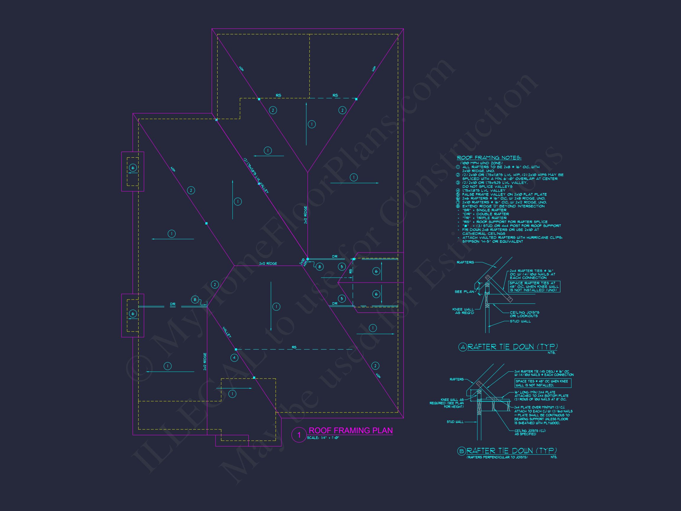 Contemporary Craftsman Home Plan with CAD & Floor Design
