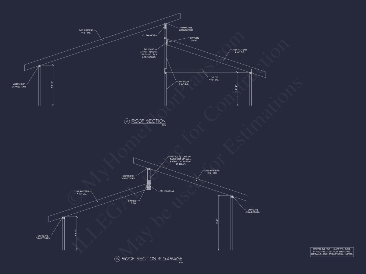 Contemporary house Plan with Spacious 4 Bedrooms and CAD Designs