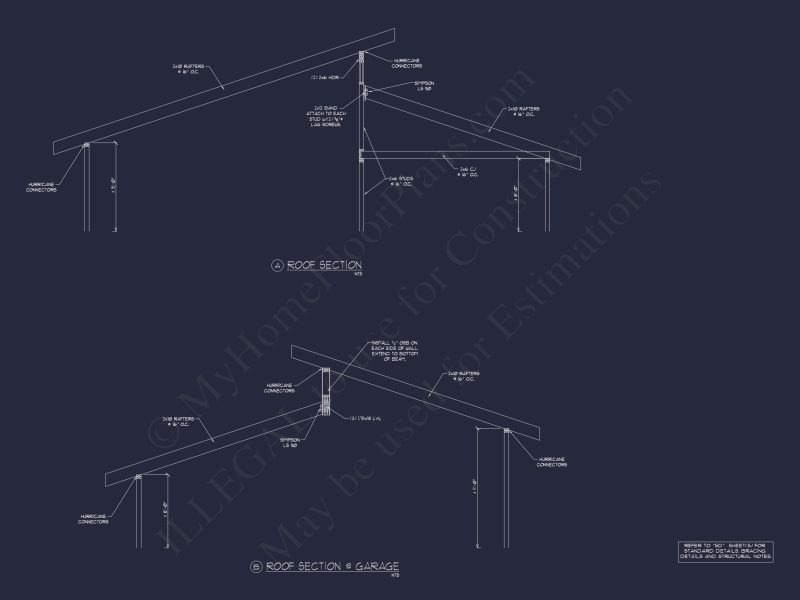 Contemporary house Plan with Spacious 4 Bedrooms and CAD Designs