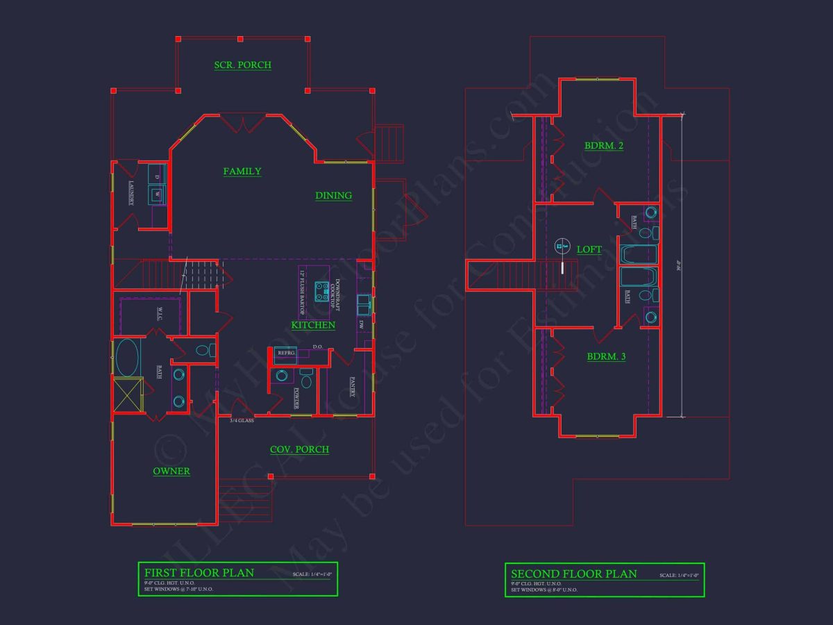 Cottage-Style house Plan with Detached Garage and CAD Designs