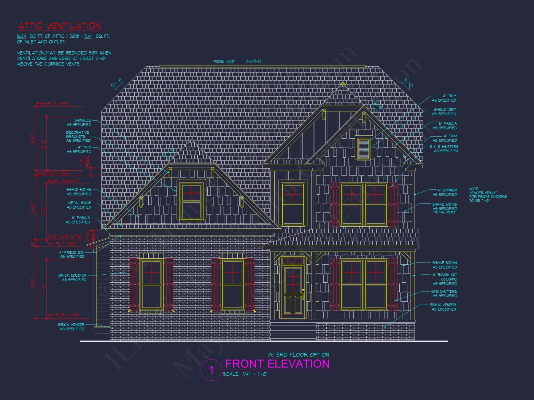Craft your dream house plan with this CAD-designed architectural blueprint!