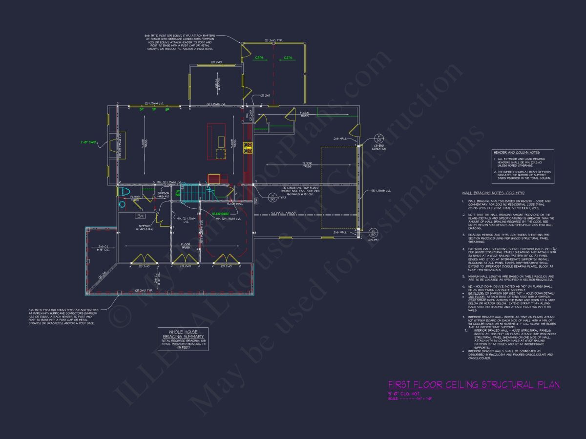 Crafted house Plan with Detailed Floor Plan and Designs by CAD