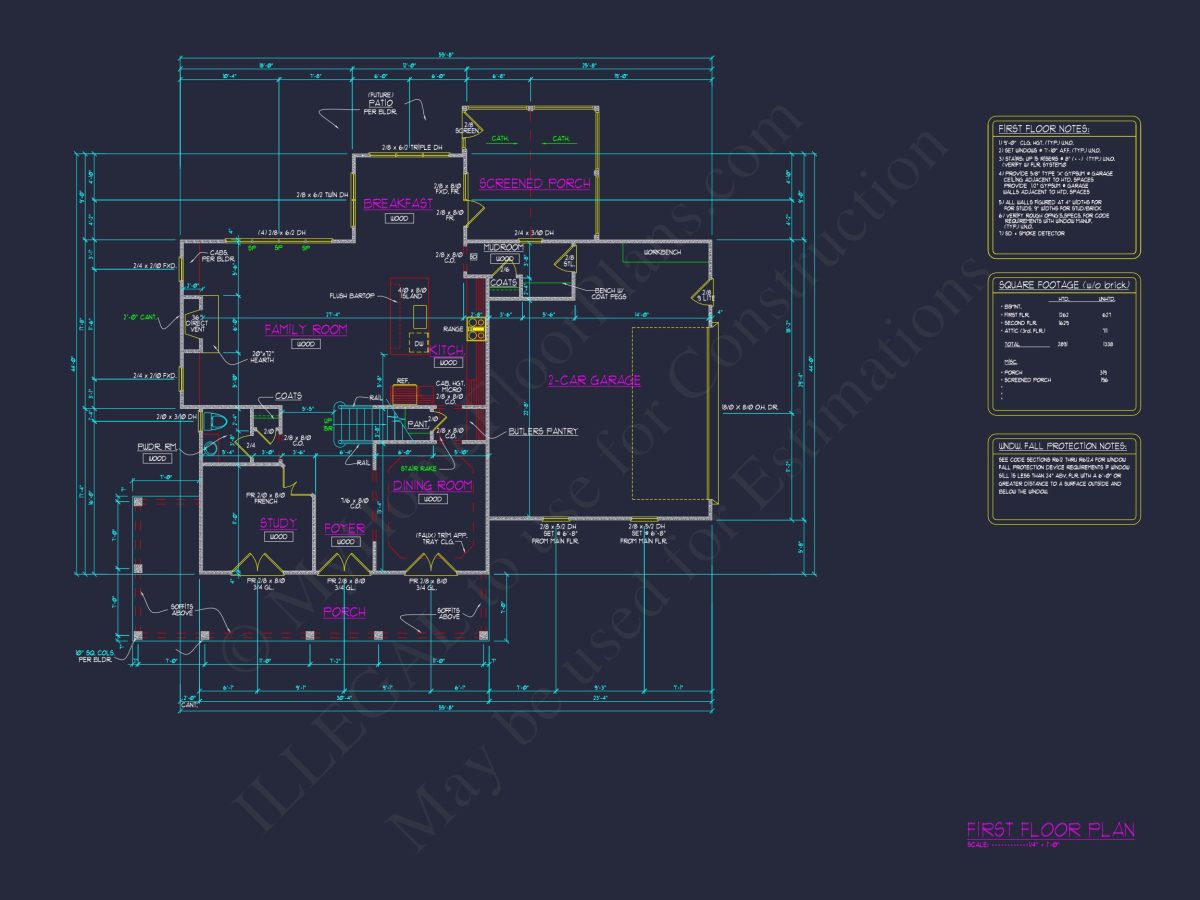 Crafted house Plan with Detailed Floor Plan and Designs by CAD