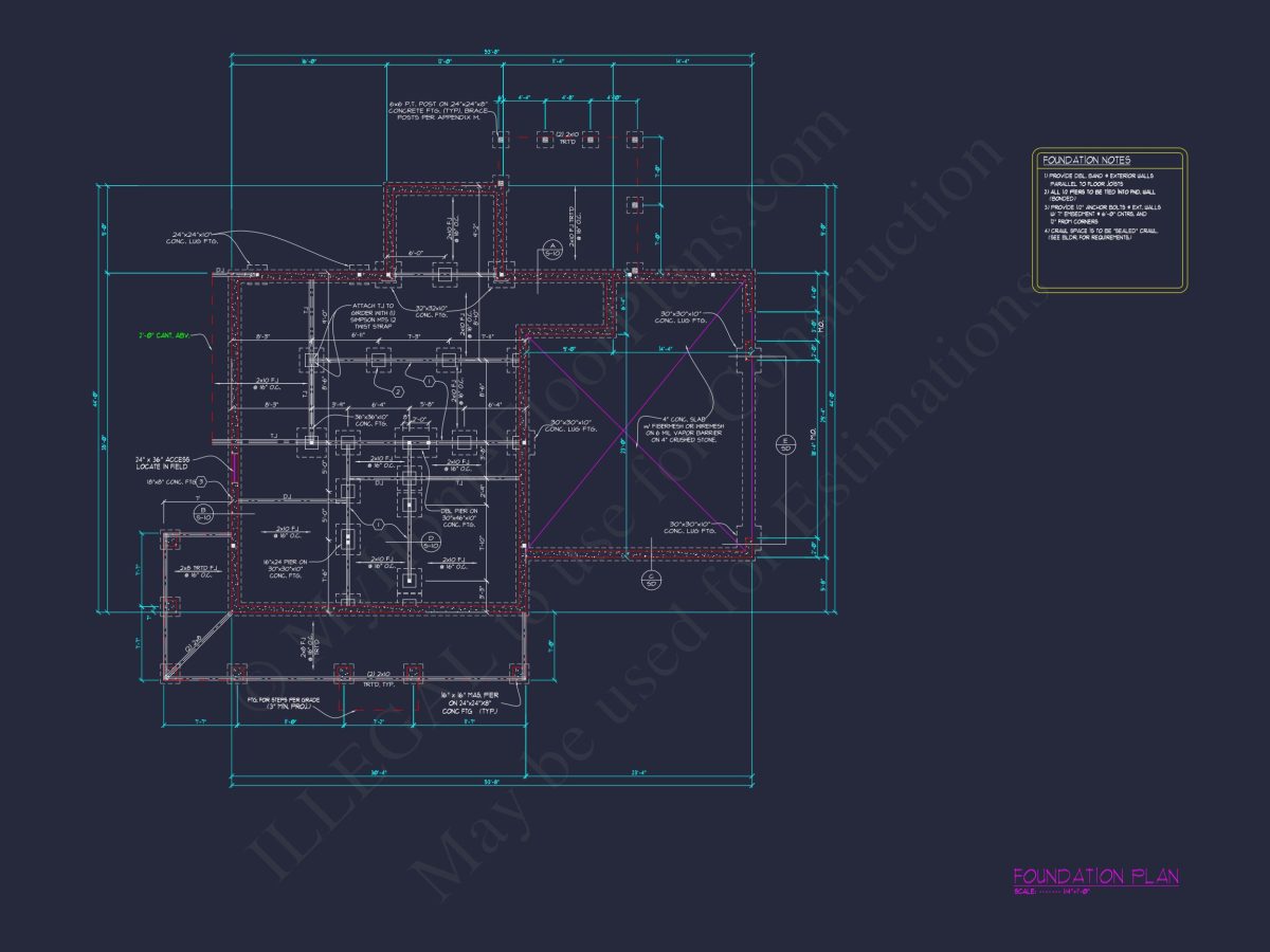 Crafted house Plan with Detailed Floor Plan and Designs by CAD