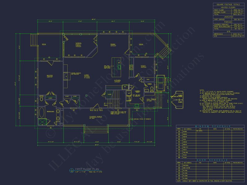 Craftsman Cart Garage Plan with Detailed CAD Architecture