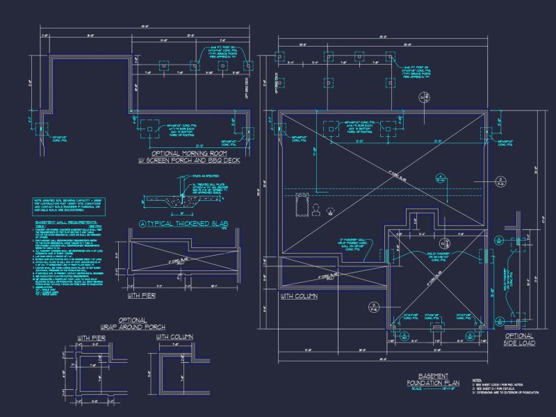Craftsman house Design with 2-Story Plan and CAD Blueprints