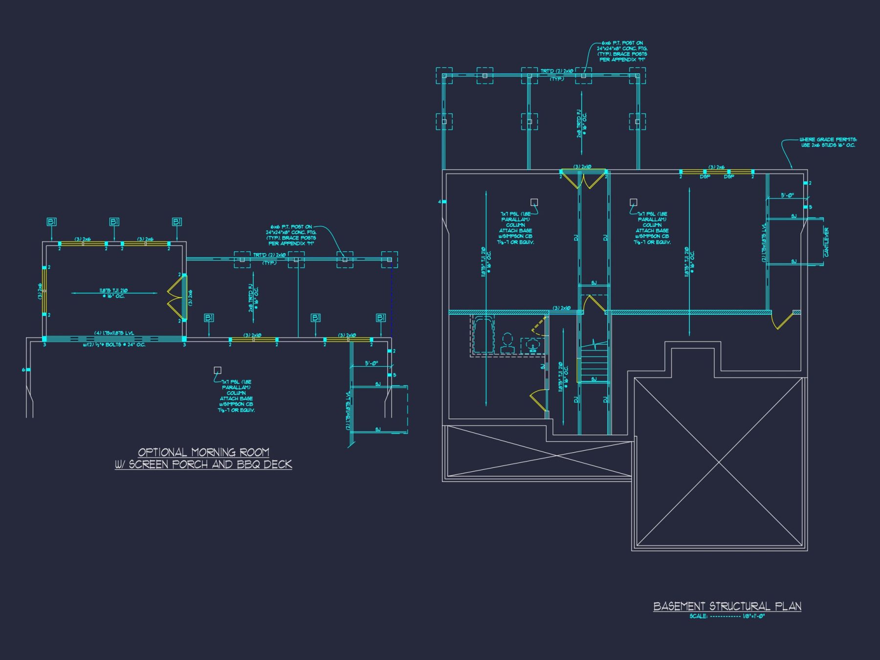 Craftsman house Design with 2-Story Plan and CAD Blueprints