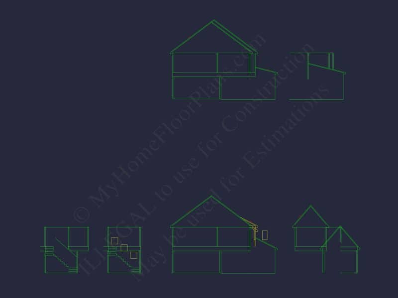 Craftsman house Design with 4 Bedrooms
