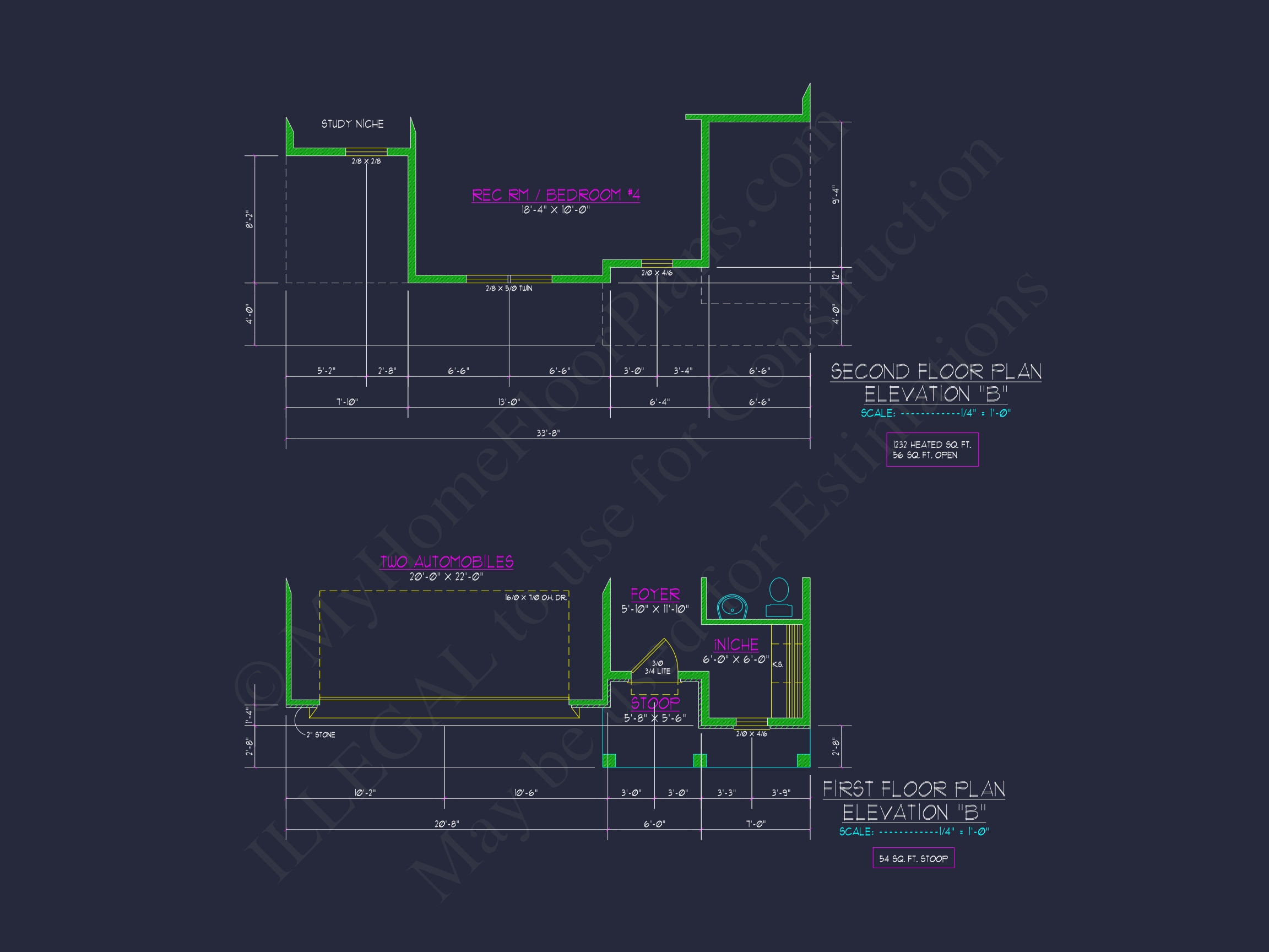 Craftsman Home Design with 4 Bedrooms