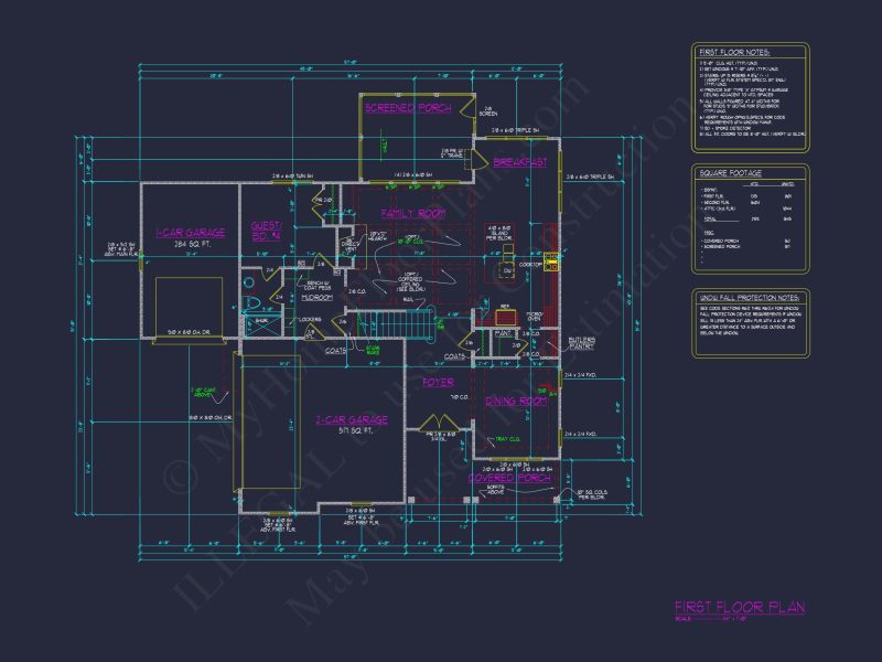 Craftsman house Design with CAD Floor Plans and Blueprints