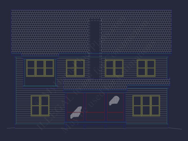 Craftsman house Design with Floor Plan, CAD & Blueprint Features