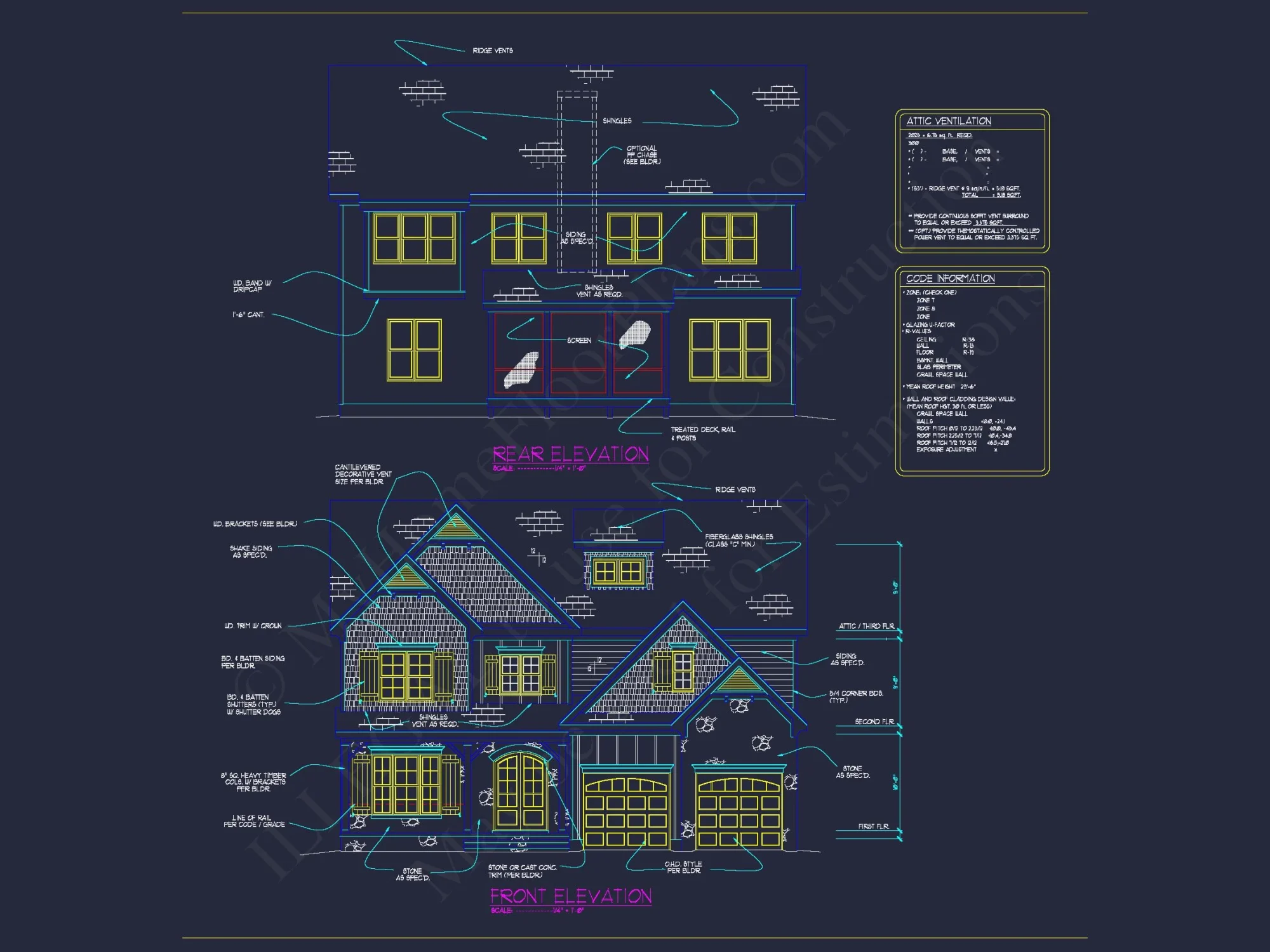 Craftsman house Design with Floor Plan, CAD & Blueprint Features