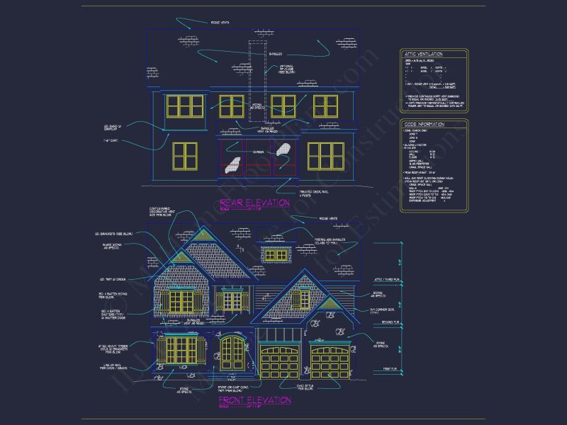 Craftsman house Design with Floor Plan, CAD & Blueprint Features