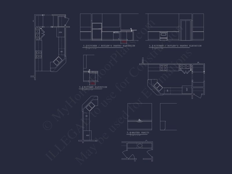 Craftsman house Floor Plan: 1, 943 Sq Ft with CAD Designs