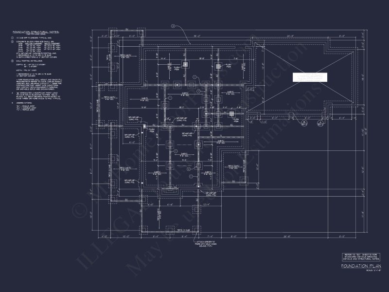 Craftsman house Floor Plan: 2-Story, 3-Bed Blueprint