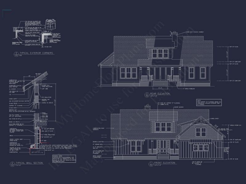 Craftsman house Floor Plan: 4 Bed, 3 Bath, 2, 796 Sq Ft