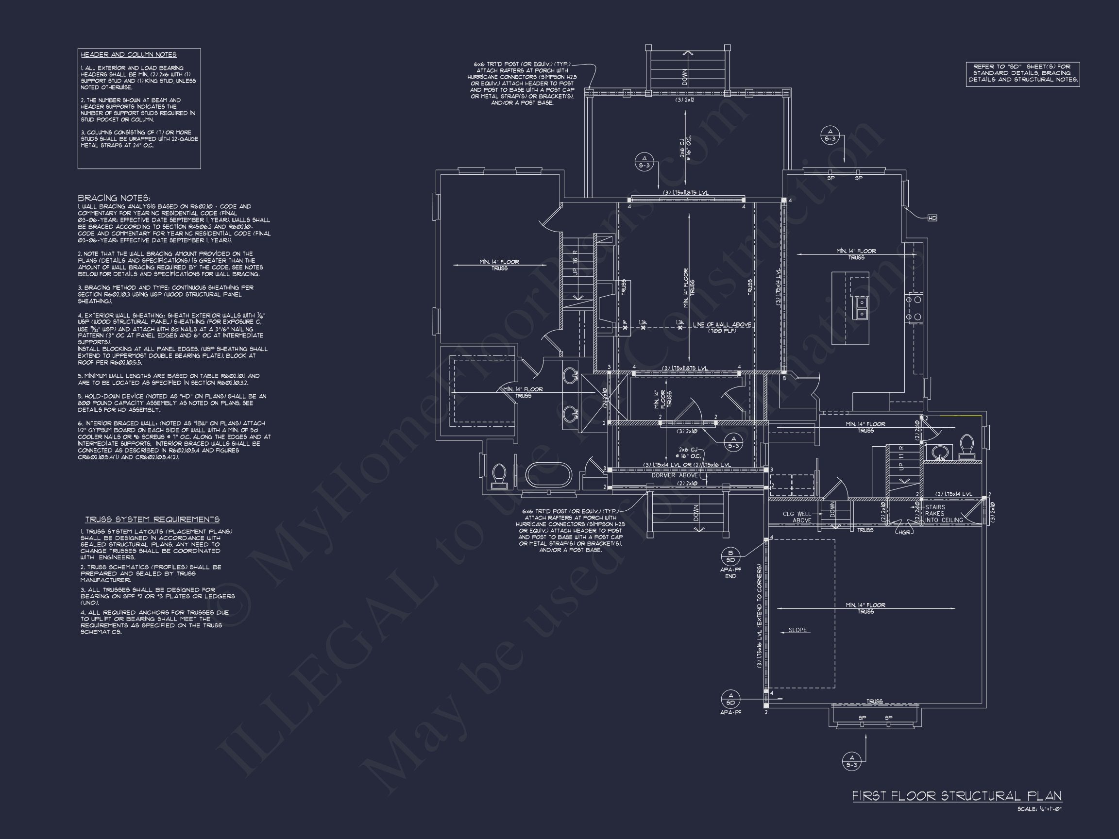 Craftsman house Floor Plan: 4 Bed,3 Bath,2,796 Sq Ft