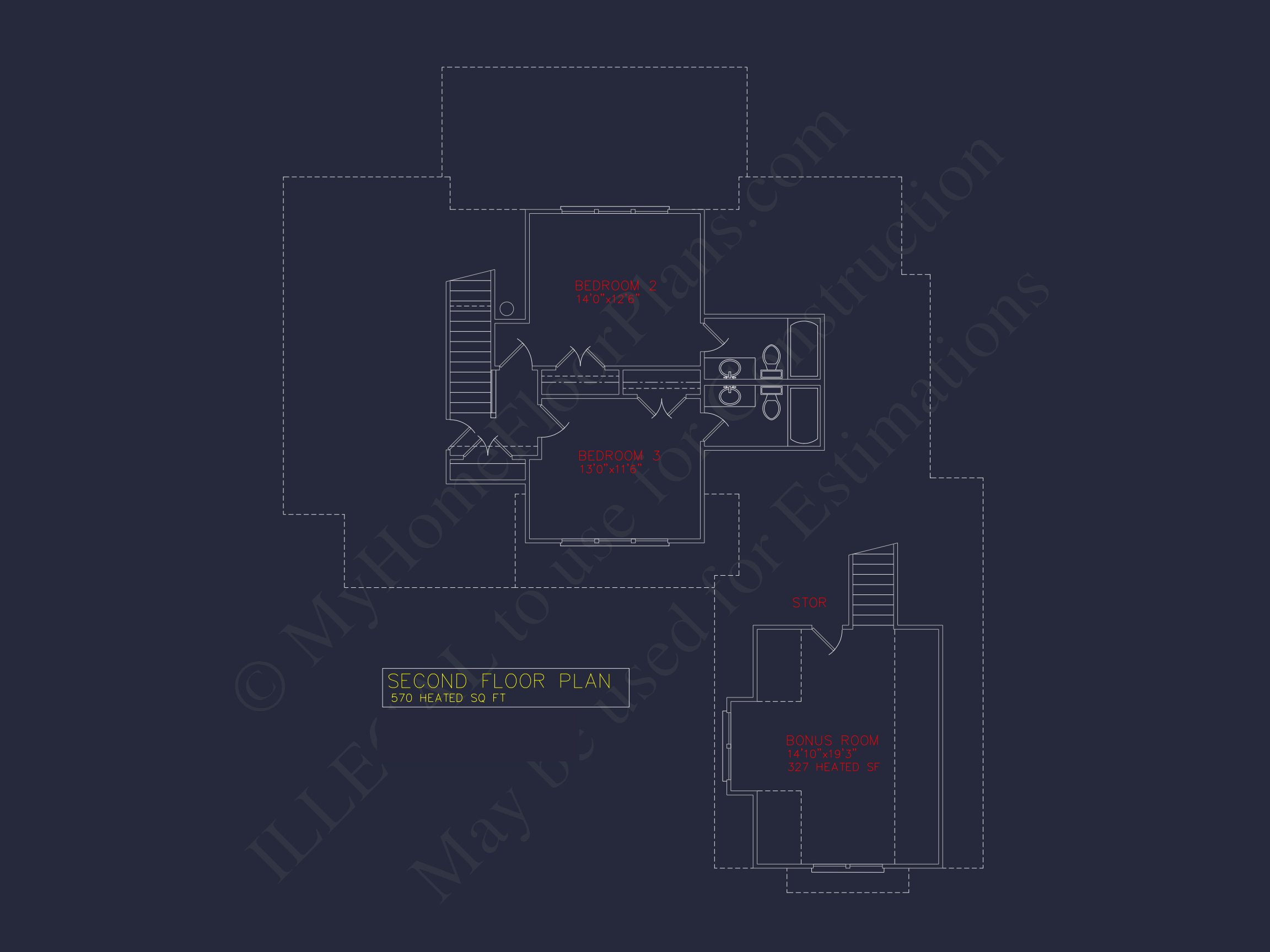 Craftsman house Floor Plan: 4 Bed,3 Bath,2,796 Sq Ft