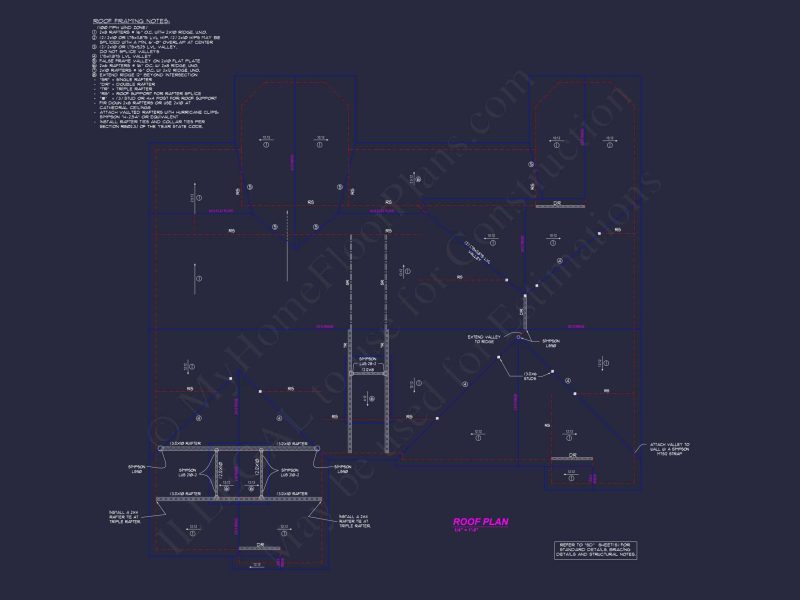 Craftsman house Floor Plan: 4 Beds, 3, 053 Sq Ft CAD Designs