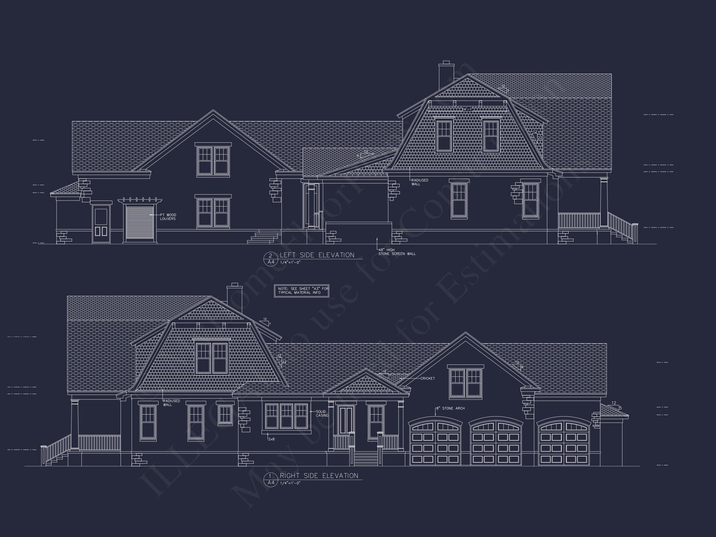 Craftsman house Floor Plan: 5-Bed,4-Bath,3-Car Garage
