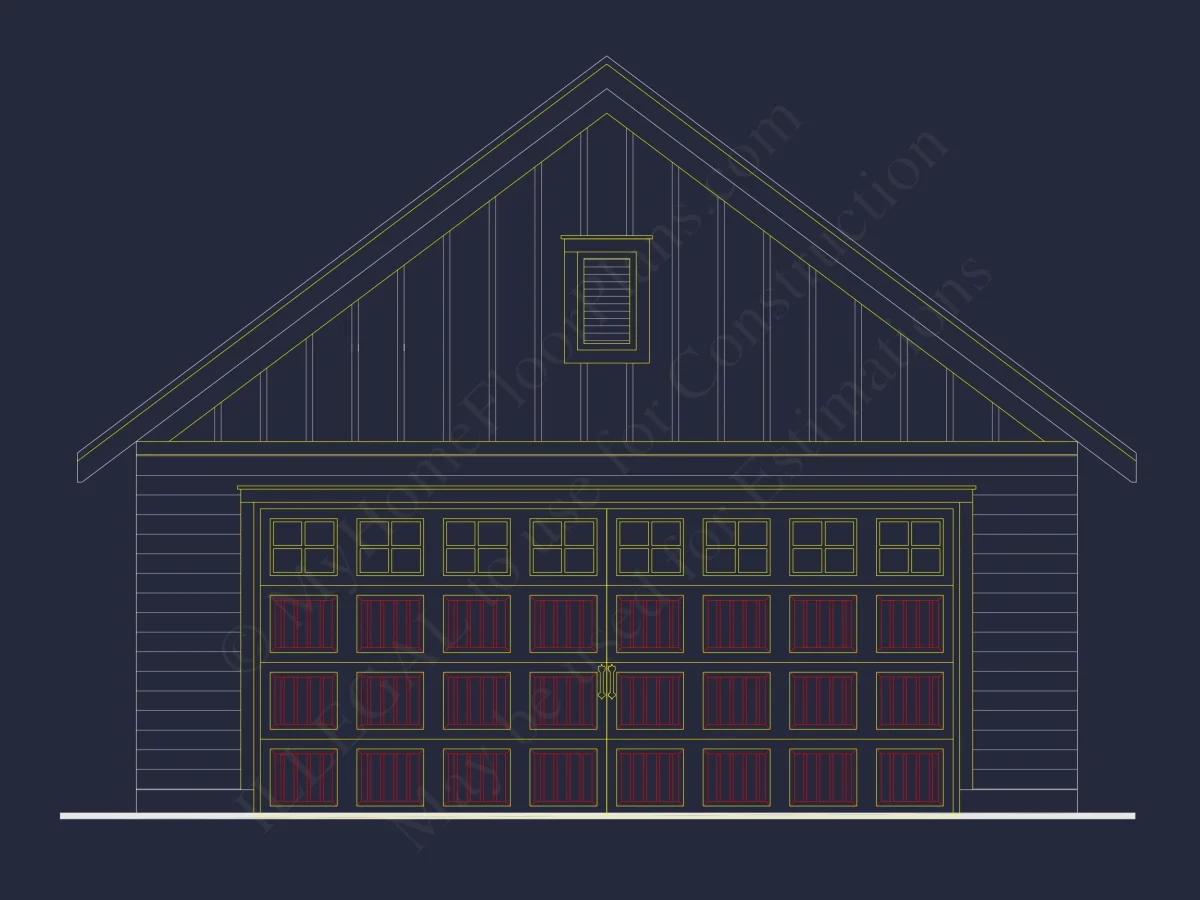 Craftsman house Floor Plan: Architectural CAD Designs