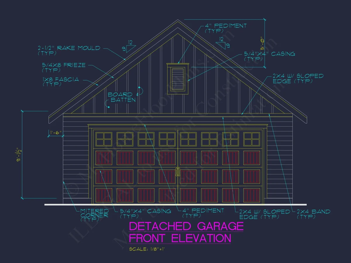 Craftsman house Floor Plan: Architectural CAD Designs
