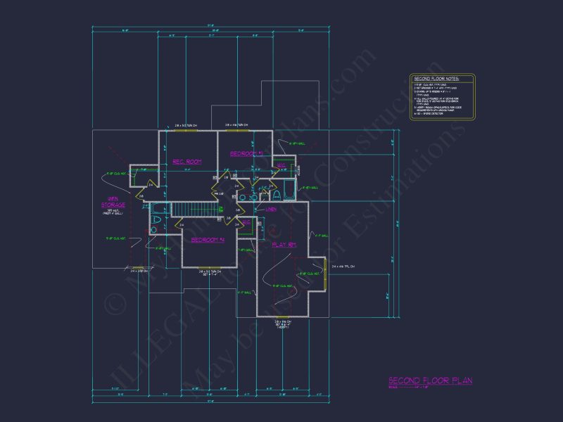 Craftsman house Floor Plan: Architectural Designs & CAD Blueprint