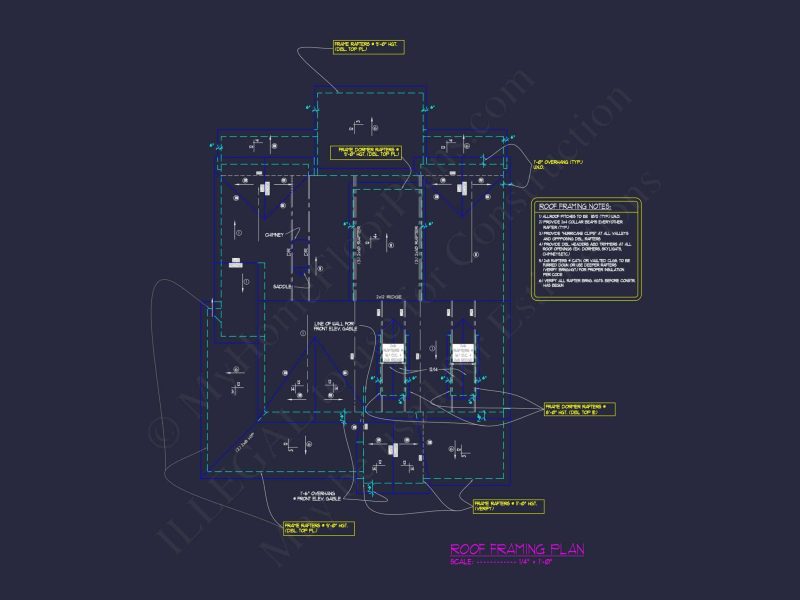 Craftsman house Floor Plan: Blueprint & CAD for Designers