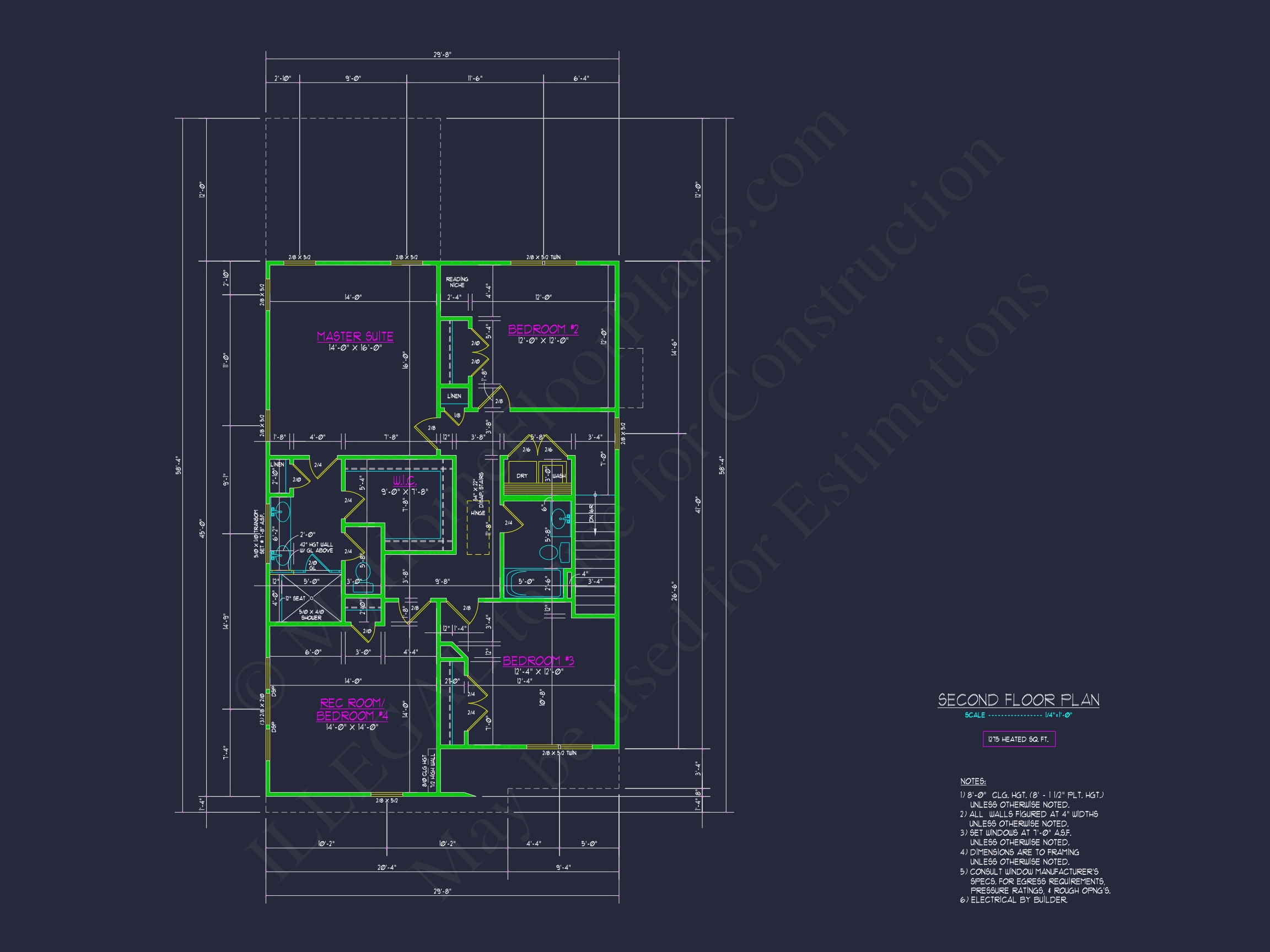 Craftsman Home Floor Plan: CAD Blueprint for Modern Designs