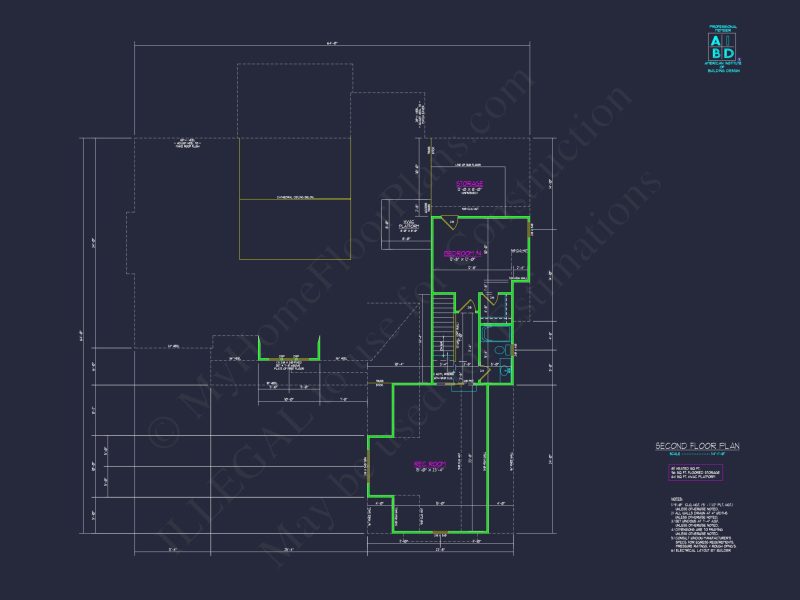 Craftsman house Floor Plan: CAD Blueprint with Elegant Designs