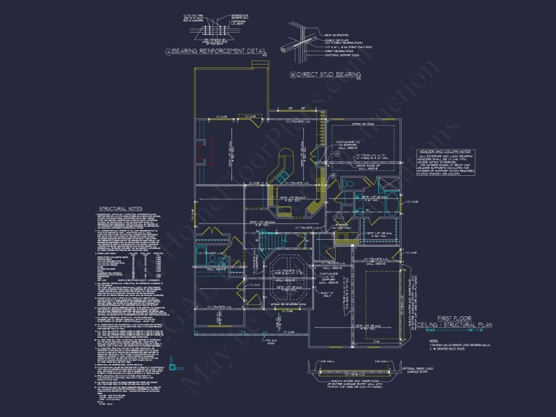 Craftsman house Floor Plan Design
