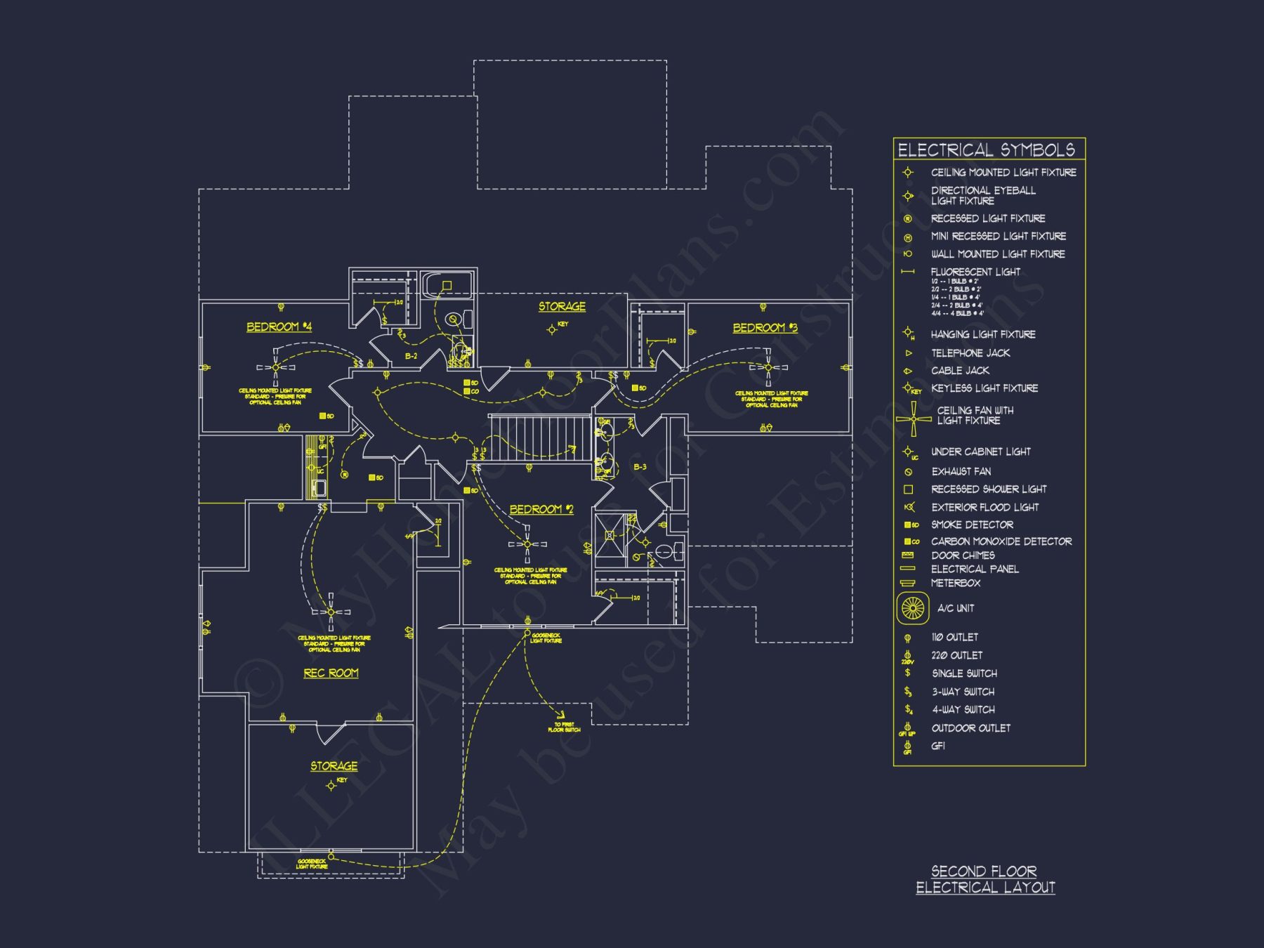 Craftsman house Floor Plan: Detailed Blueprint for 2-Story Designs