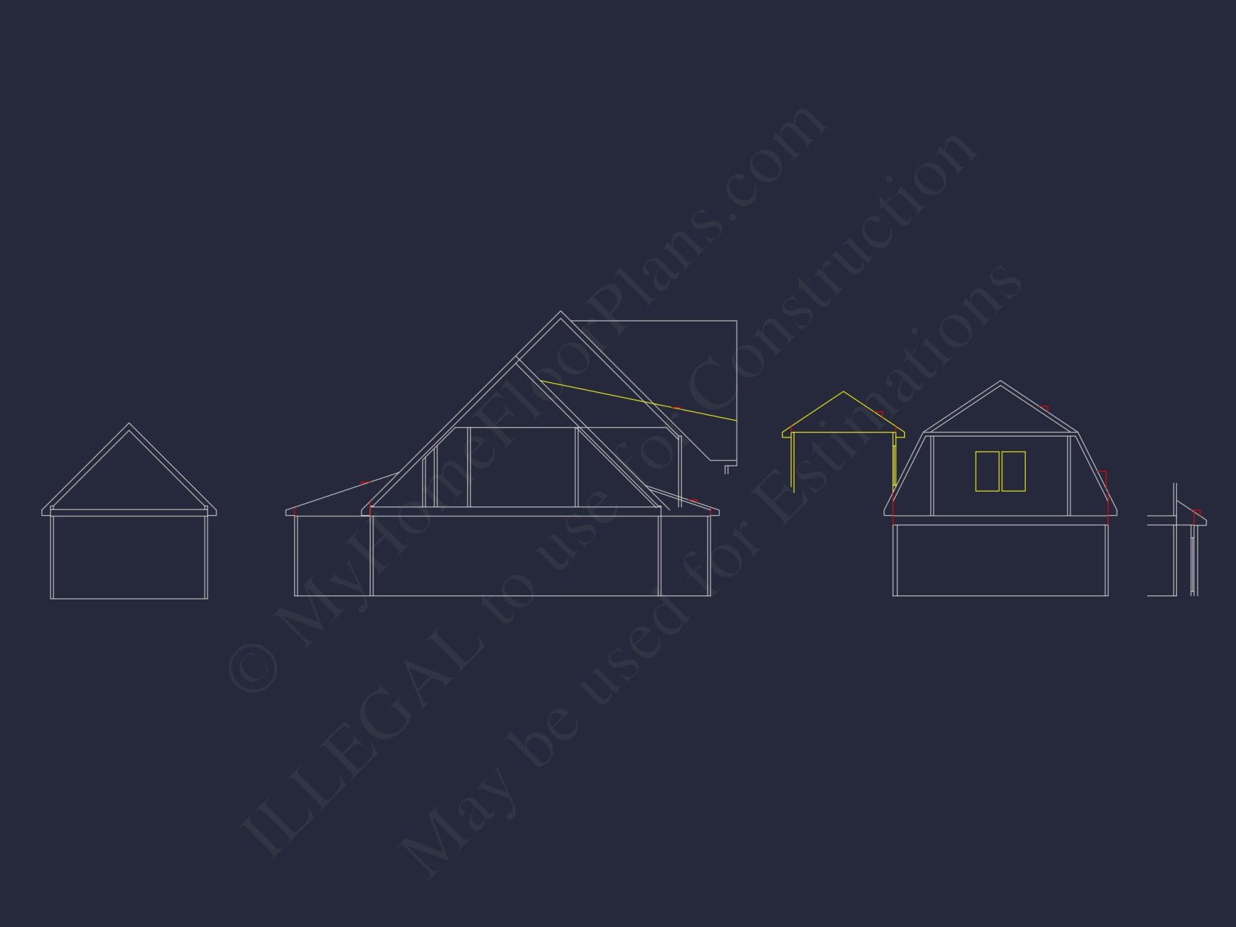 Craftsman house Floor Plan: Detailed Blueprint for 2-Story Designs