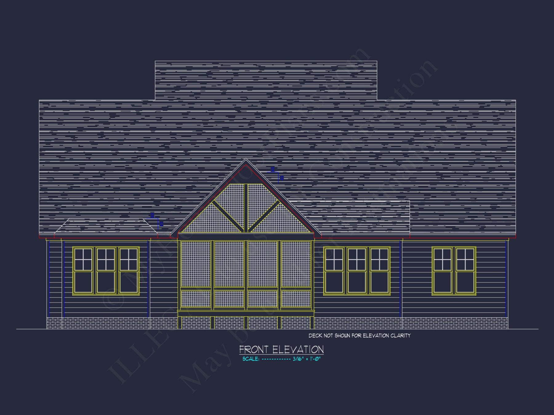 Craftsman house Floor Plan: Detailed Blueprint for 2-Story Designs