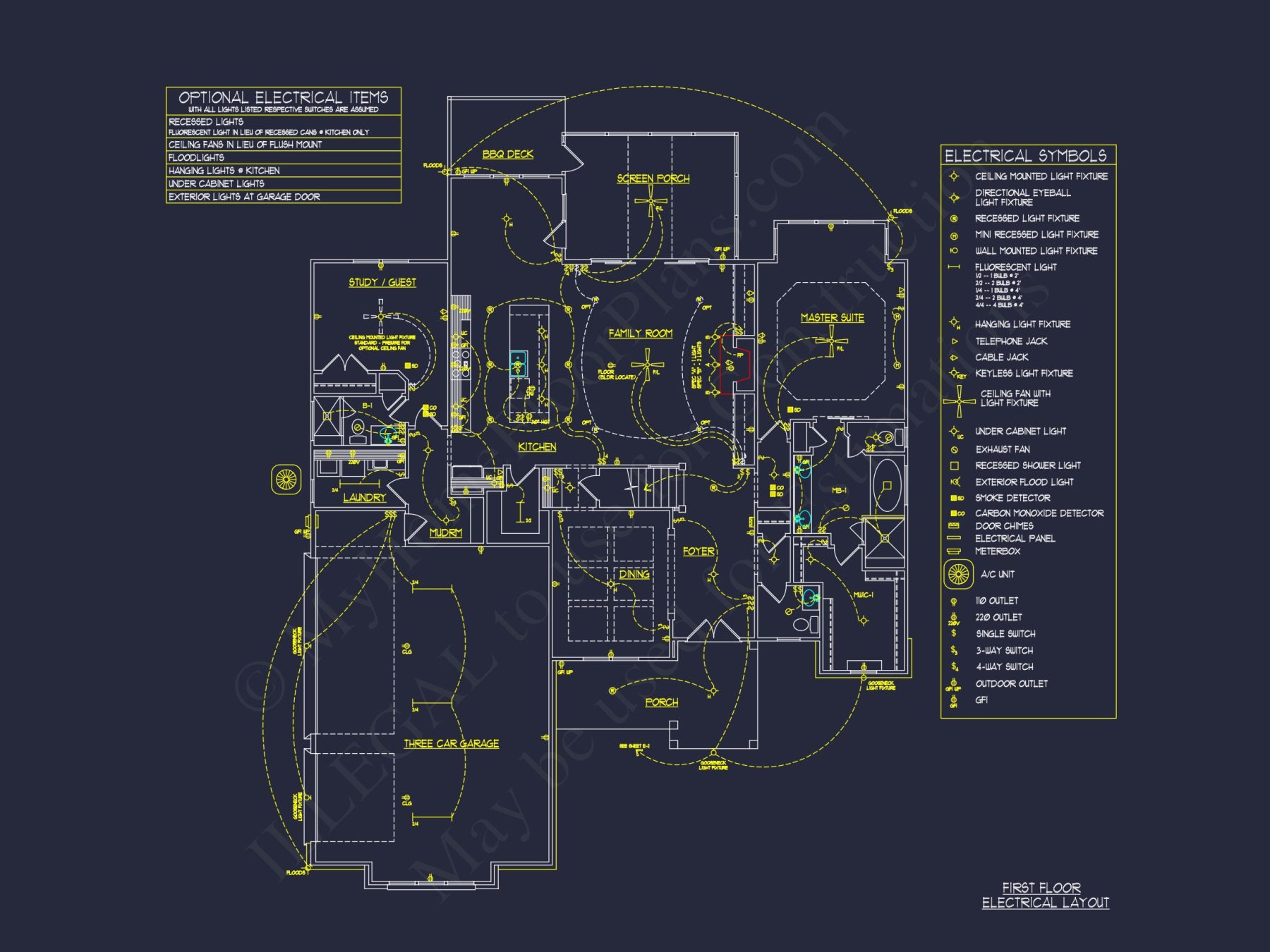 Craftsman house Floor Plan: Detailed Blueprint for 2-Story Designs