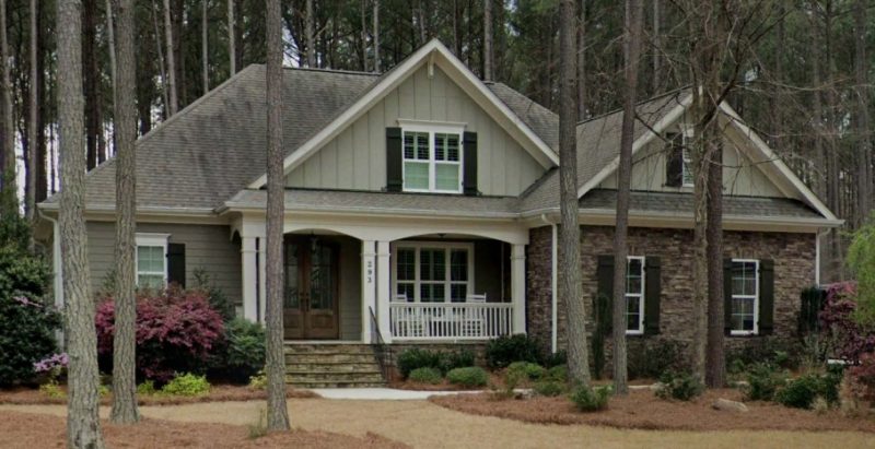 Craftsman house Floor Plan for Designers: Architecture CAD Blueprint