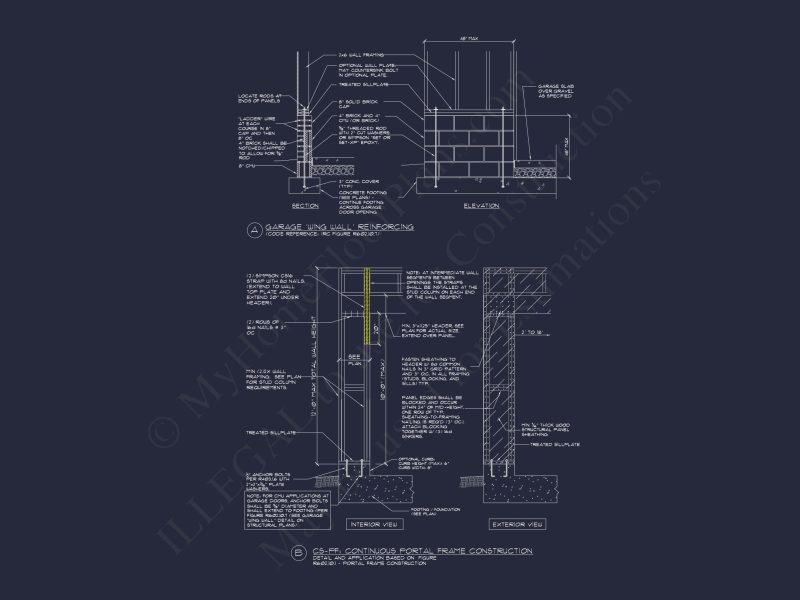 Craftsman house Floor Plan with 4 Bedrooms & 2-Car Garage