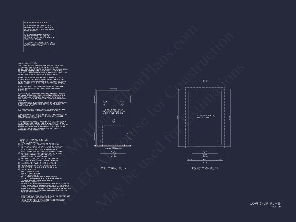 Craftsman house Floor Plan with 4 Bedrooms and 3 Garage Bays