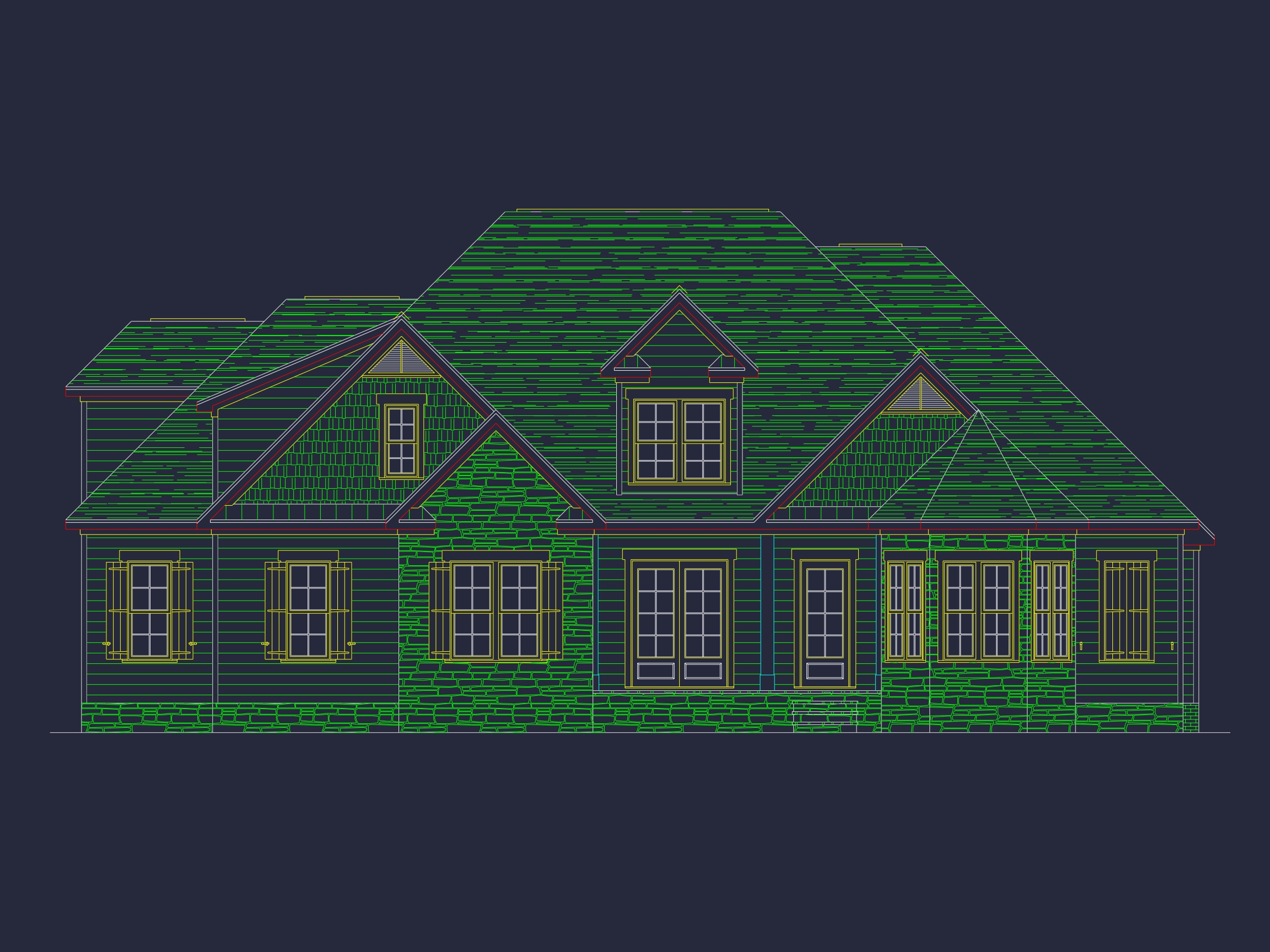 Craftsman Home Floor Plan with CAD Blueprints & Features