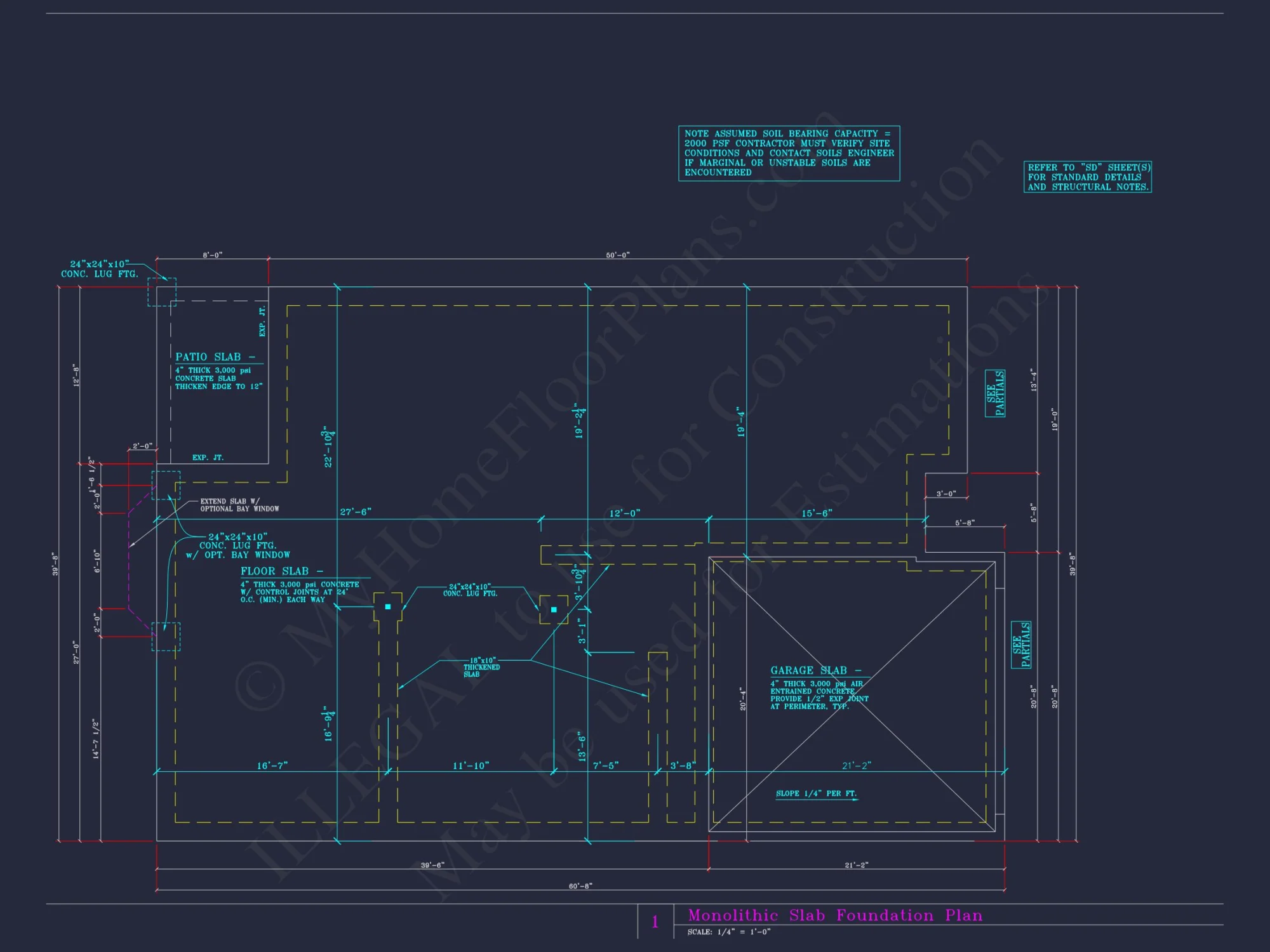 Craftsman house Floor Plan with CAD Blueprints and Designs
