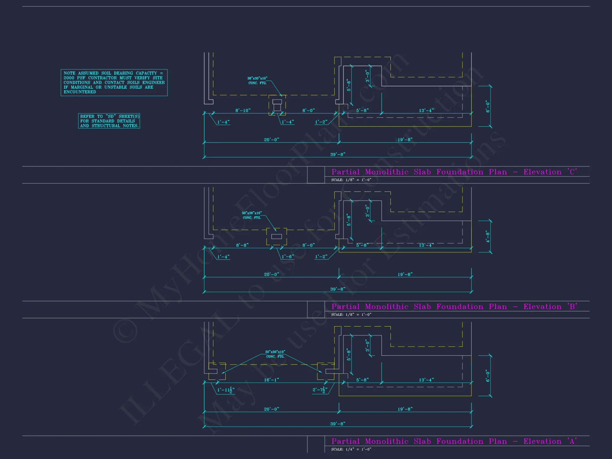 Craftsman house Floor Plan with CAD Blueprints and Designs