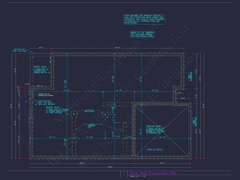 Craftsman house Floor Plan with CAD Blueprints and Designs