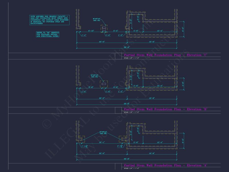 Craftsman house Floor Plan with CAD Blueprints and Designs