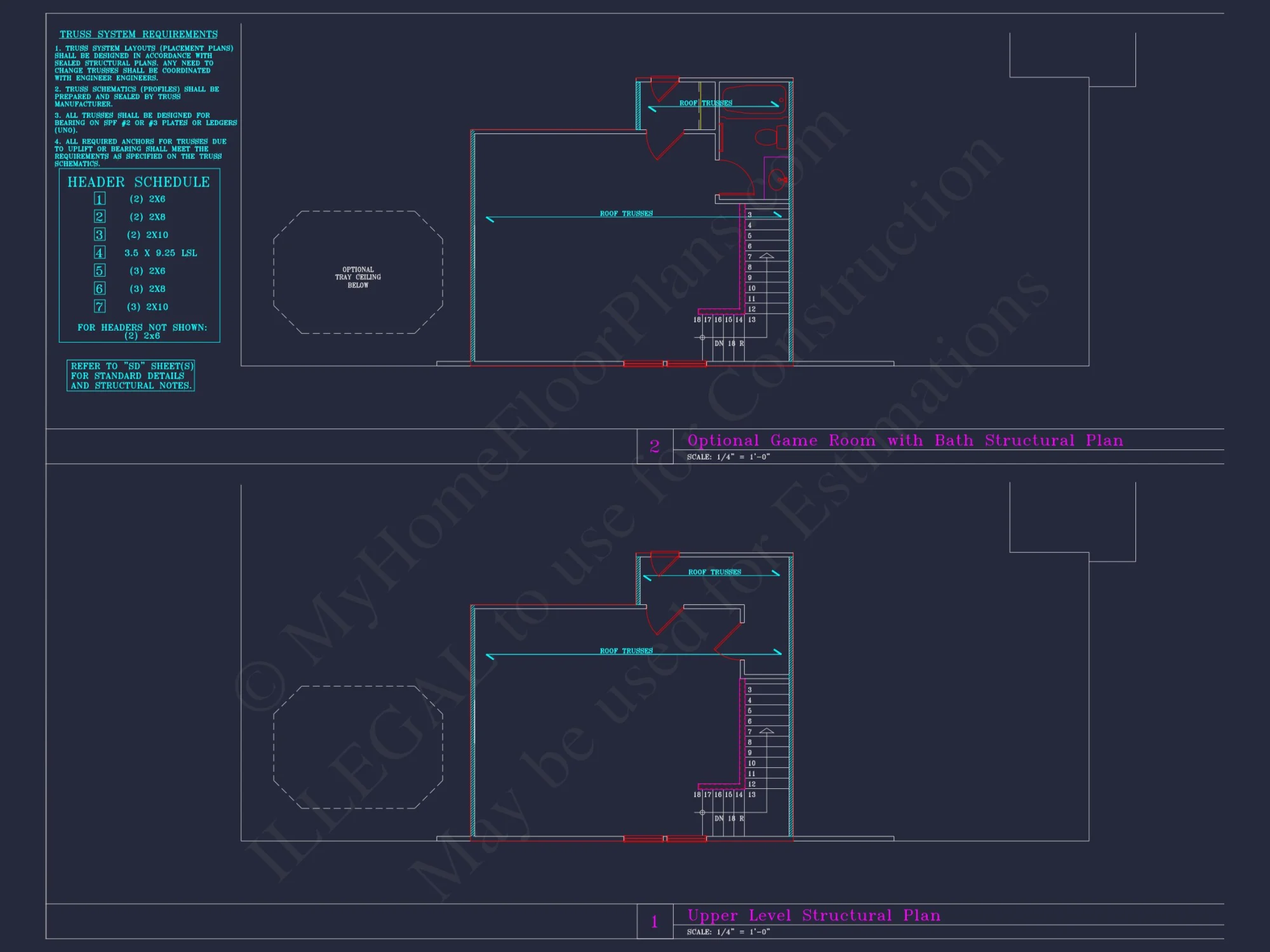Craftsman house Floor Plan with CAD Blueprints and Designs