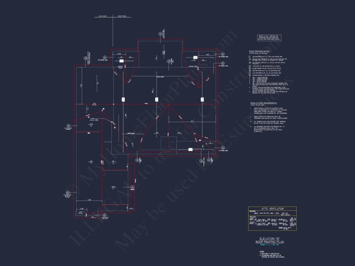 Craftsman house Floor Plan with Spacious Design & CAD Blueprint
