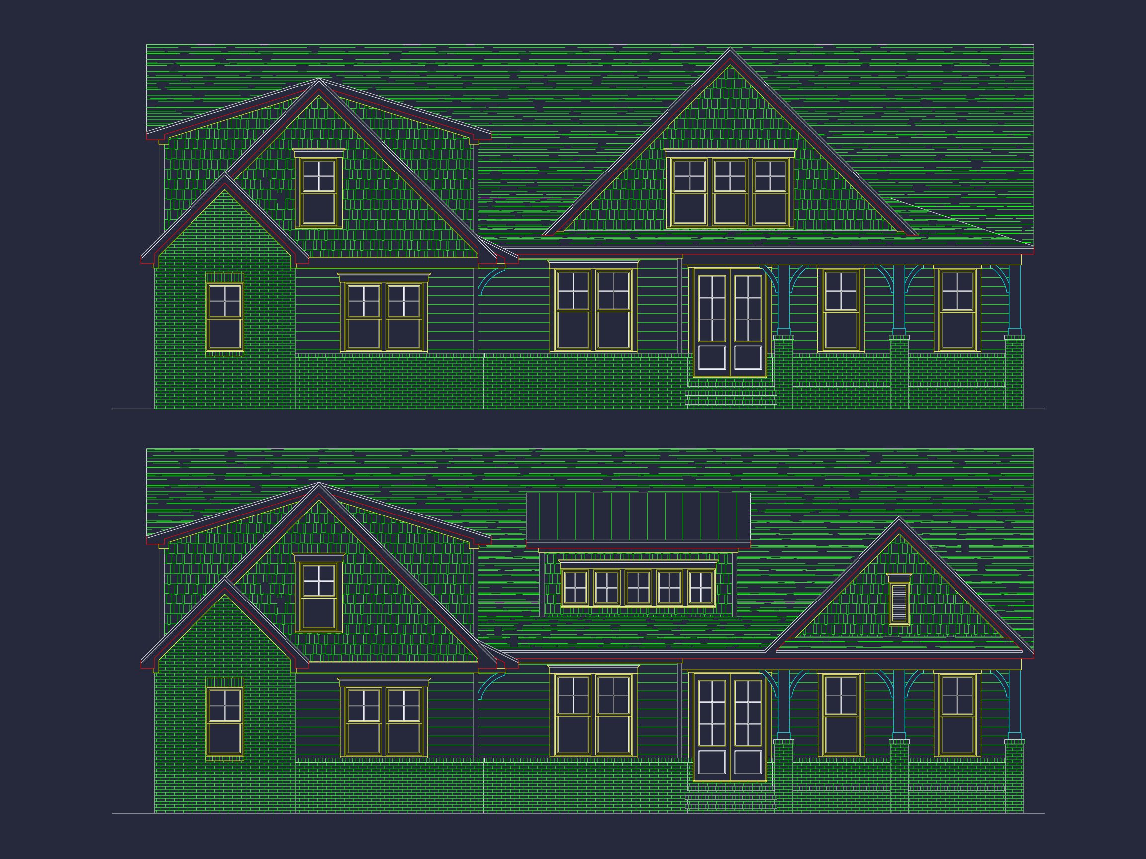 Craftsman Home Floor Plan with Spacious Design & CAD Blueprint