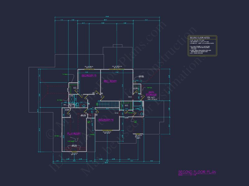 Craftsman house Floor Plan with Spacious Garage and Open Layout