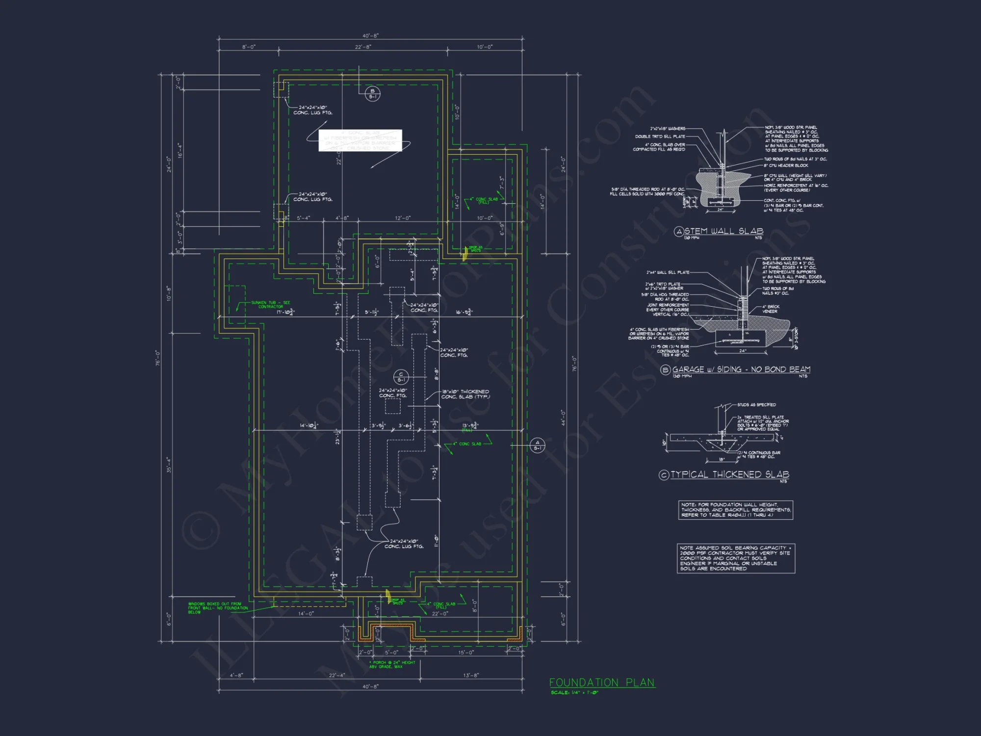 Craftsman house Plan