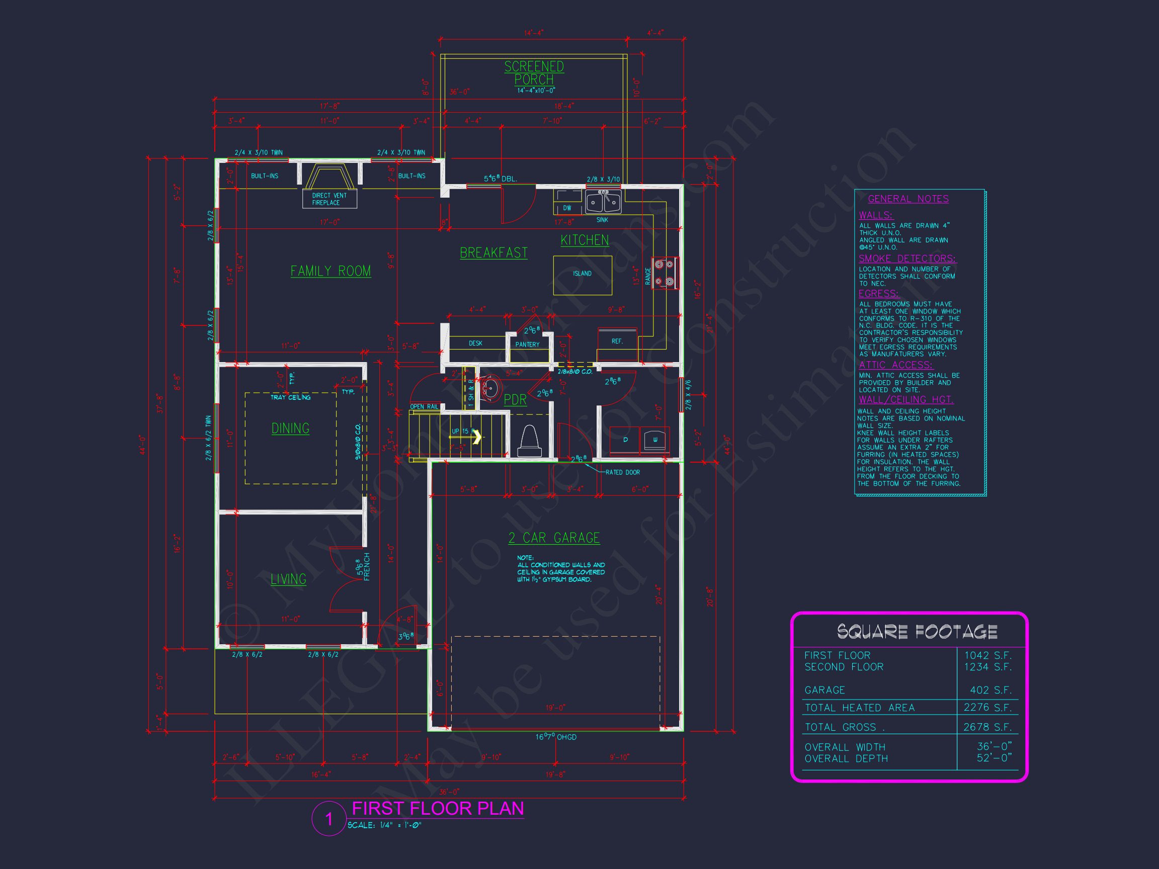 Architectural Floor Plan Designs